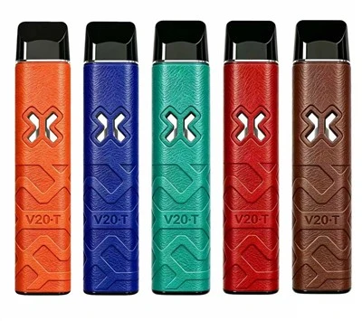 2026 Nový kožený poťah CBD jednorazové vape zariadenie V10-T / V20-T