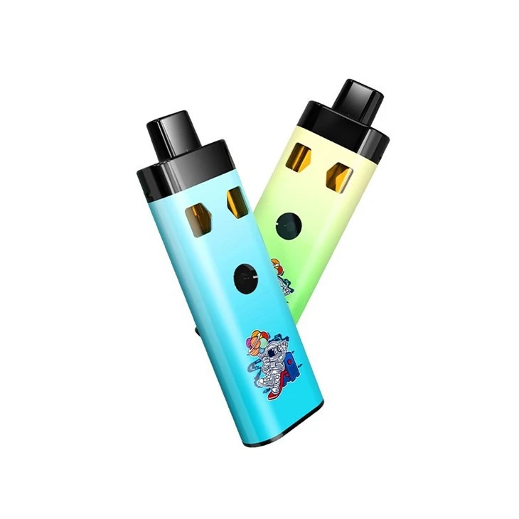 Duálna komora Dual CBD Zariadenie VAPE PRÍSTAVY VPAPENIE S TYPY-C Nabíjačkou pre 2 ml delta 8 THC hrubý olej