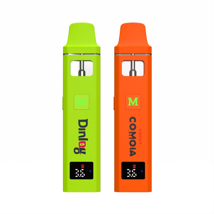 Nórske najobľúbenejšie čínske zariadenie HHC HHC 2025 Nové originálne továrenské zásobovanie 2 ml Dual Coil Nabíjateľné jednorazové pero pre THC/Destilát